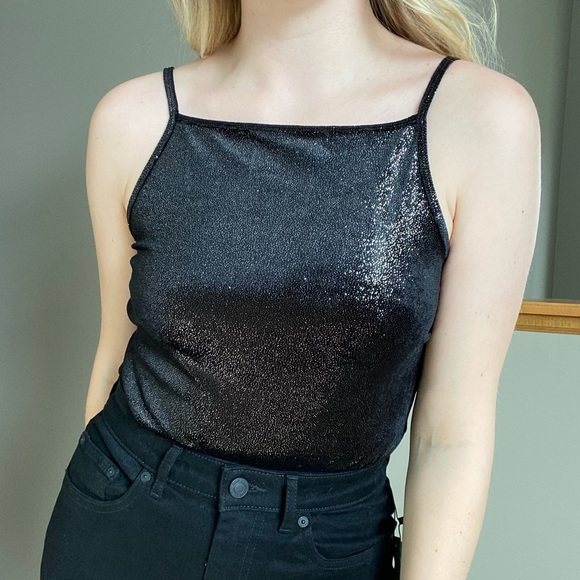 H&M Crushed Velvet Bodysuit - Picture 1 of 4